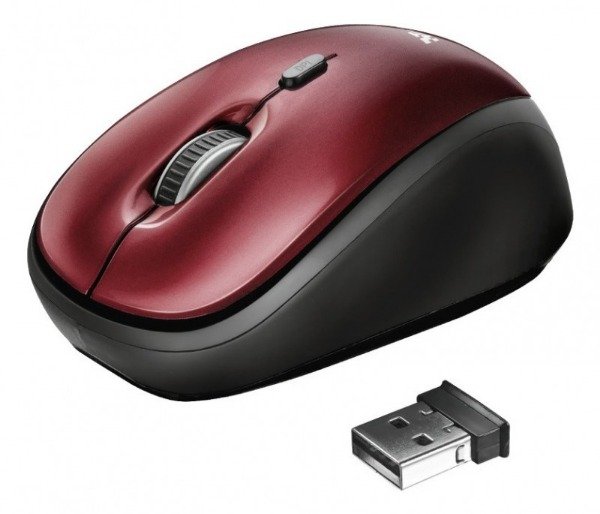 Producto - Mouse Trust Yvi Wireless Eco Red