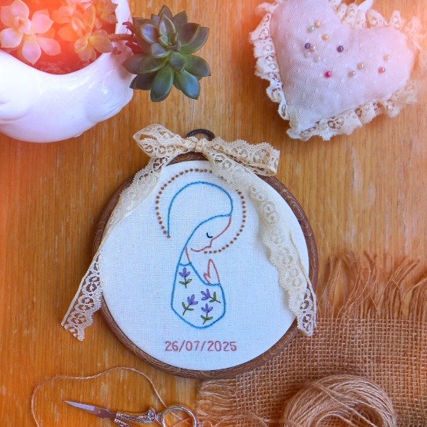 Producto - CUADRITO DE BAUTISMO - VIRGEN NIÑA