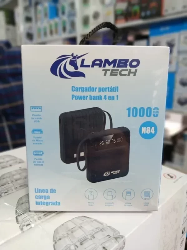 Producto - Cargador Portátil LAMBO 10000mAh