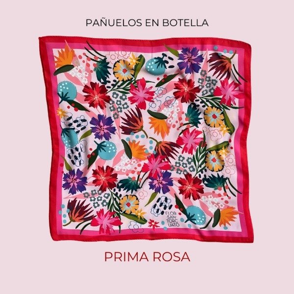 Producto - Pañuelo Prima Rosa 70 x 70