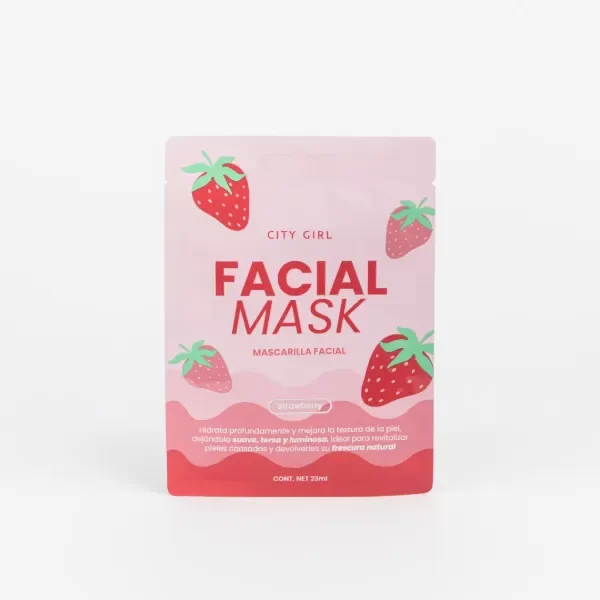 Producto - Mascarilla facial de Frutilla - CITY GIRL
