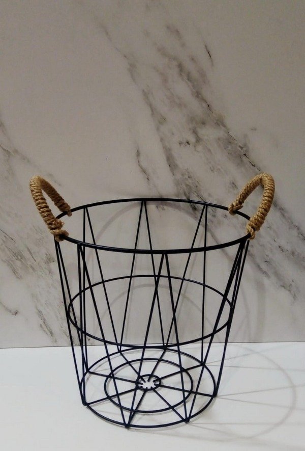 Producto - Cesto de alambre Negro