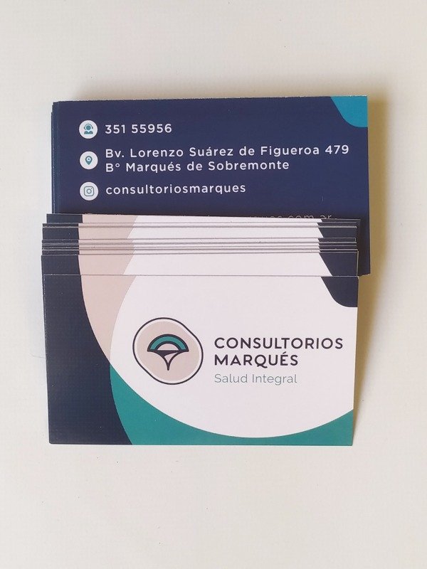 Producto - [Offset] Tarjetas Personales - Frente y dorso color con Uv Brillante Frente - 3
