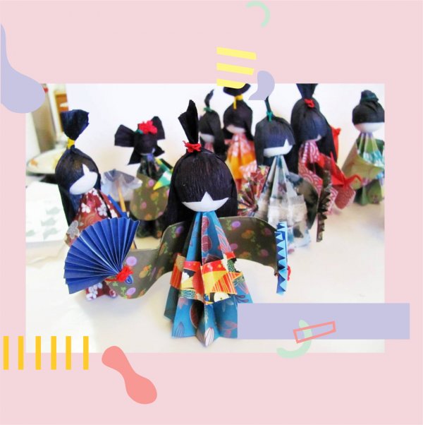Taller Online Muñecas Japonesas 3d - Origami - malula