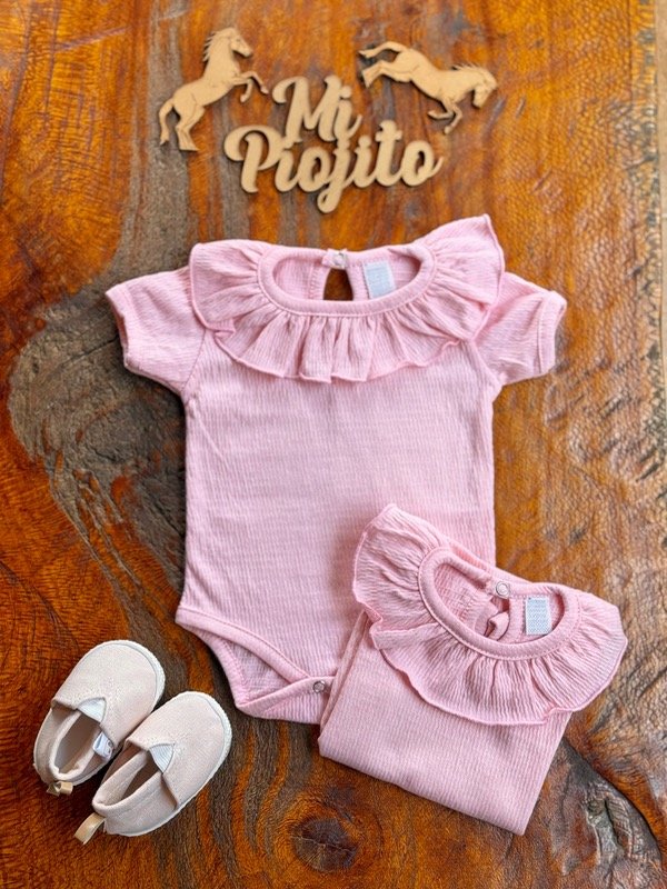 Producto - Body cuello volados rosa