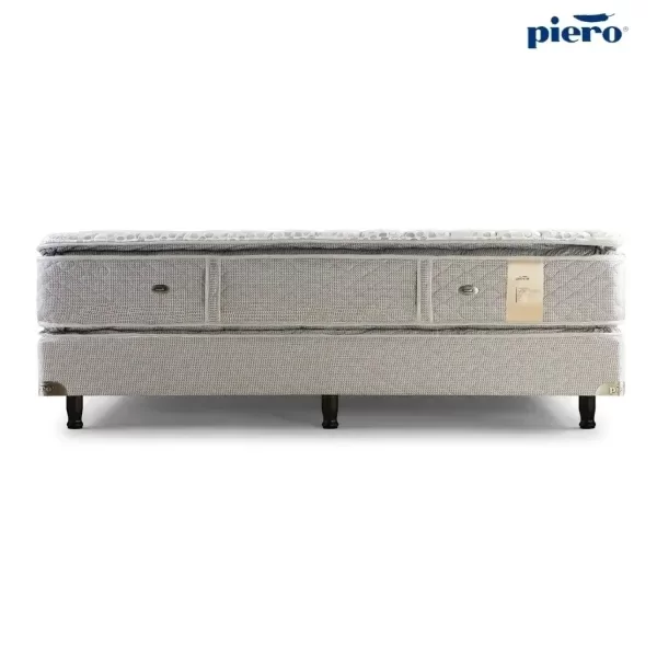 Producto - Sommier y Colchón Piero Montreaux Doble Pillow Top 200x160 +2 almoh. regalo - 4