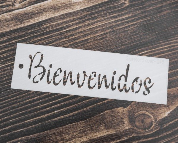 Producto - STENCIL A045 - BIENVENIDOS