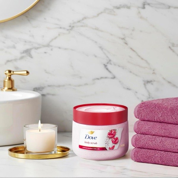 Producto - Dove Cherry and Chia Milk Body Scrub 425g - 2