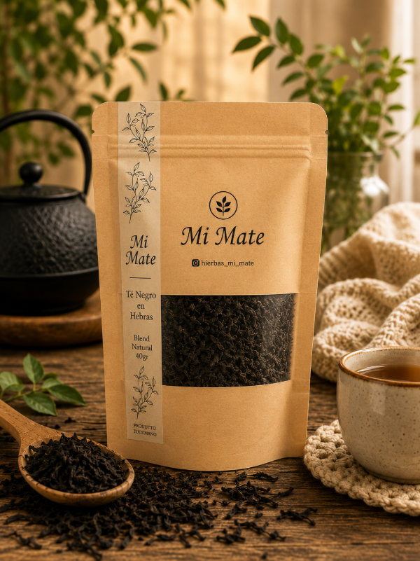 Producto - Té Negro en Hebras - Doypack x 50 gr