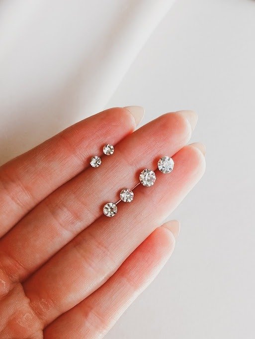 Producto - Aros strass - Acero quirúrgico