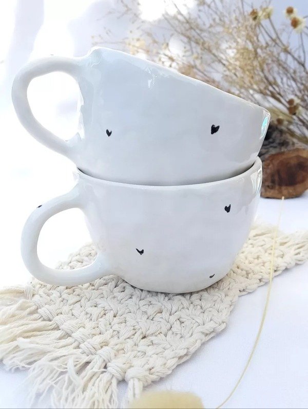 Producto - Set de 6 tazas a mano Love