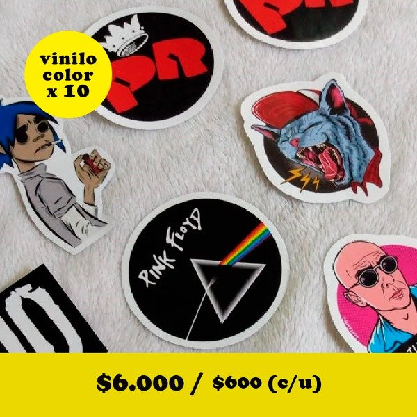 Producto - Vinilo Full Color x 10 unidades