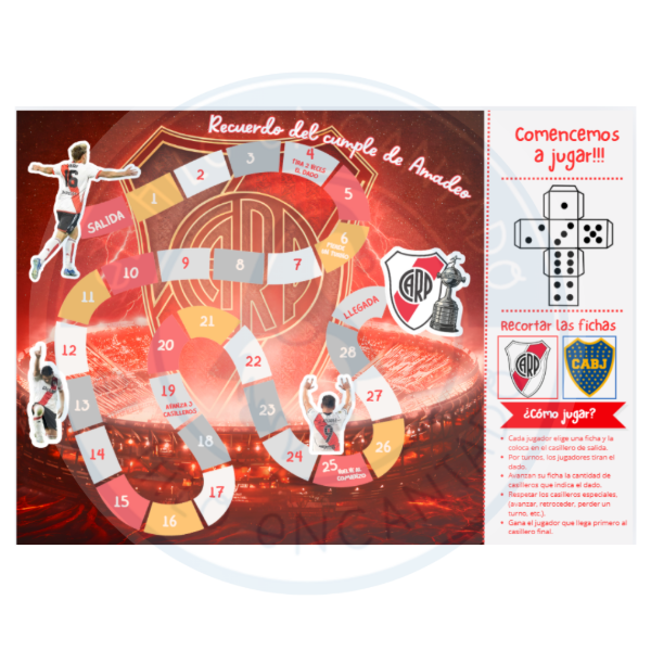 Producto - Pdf "juego de recorrido de River"