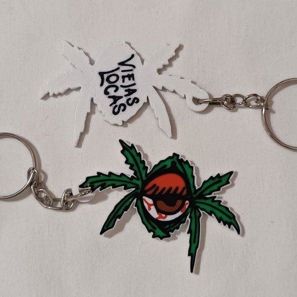 Producto - Llavero doble Viejas Locas - Ojo