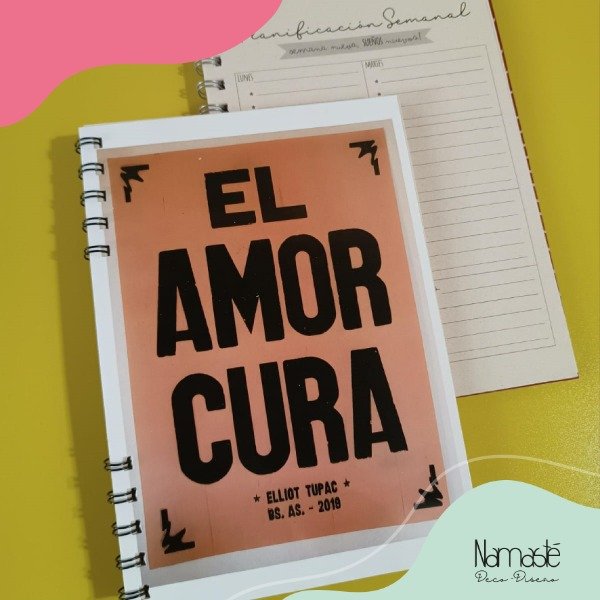 Producto - Cuaderno planificador El amor cura