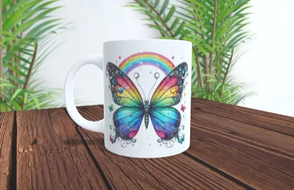 Producto - Taza - mariposas, flores y lunas 12