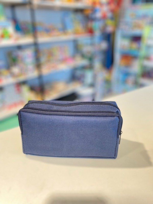 Producto - Cartuchera doble cierre lisa