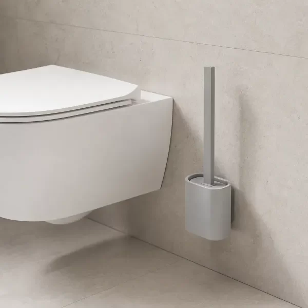 Producto - Cepillo Escobilla Inodoro Silicona Flexible Con Adhesivo