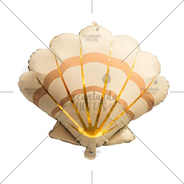 Producto - Globo Ostra 65 cm Beige Animales