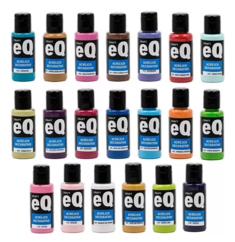 Producto - PACK 20 ACRILICOS DECORATIVOS EQ ARTE