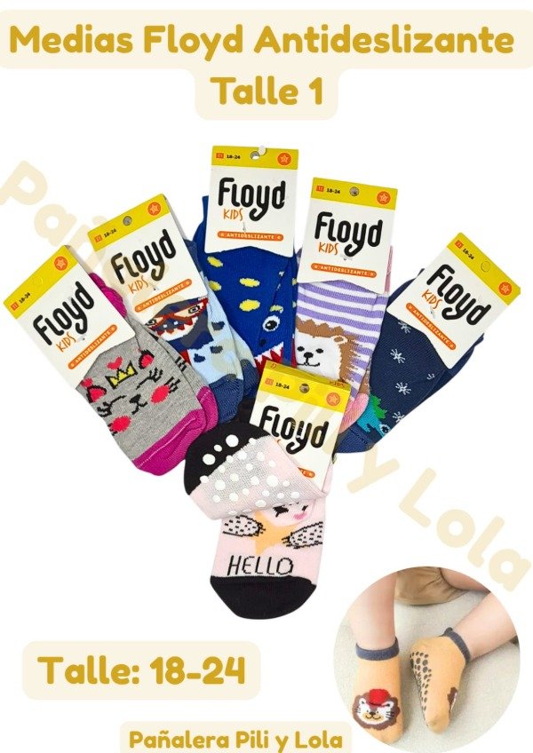 Producto - Soquetes Floyd Antideslizantes Talle 1 (Consultar modelo disponible)