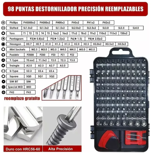 Producto - Kit Destornilladores Precisión Para Celular Y Notebook - 2