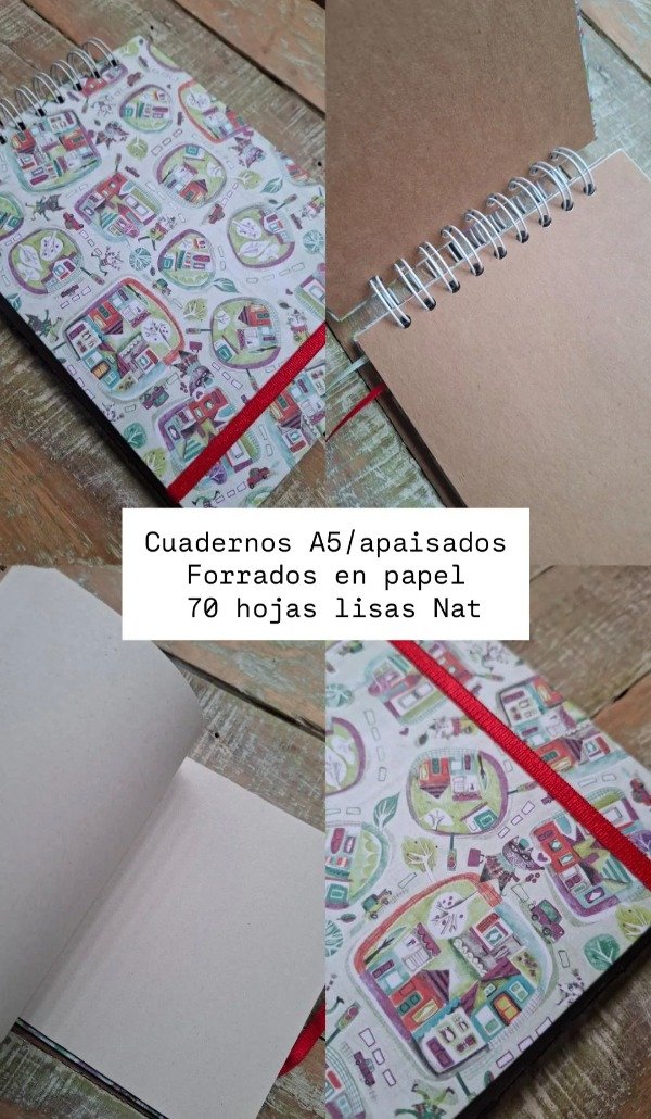 Producto - Cuadernos A5 apaisados