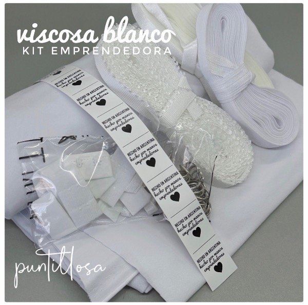 Producto - Kit emprendedora viscosa Blanco