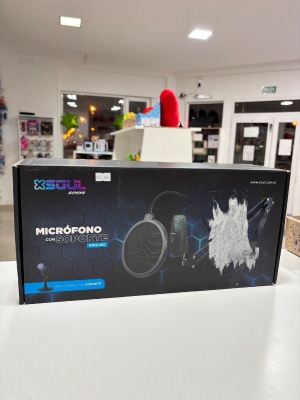 Producto - Micrófono con soporte SOUL GAMER