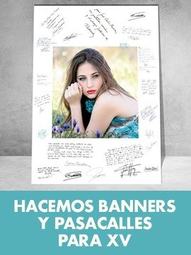 Producto - Banners Personalizados para Fiestas de 15 Años