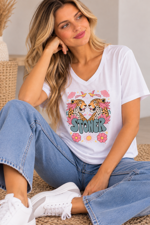 Producto - Remera de Mujer Stoner de Algodón Estampada - KRONE - 2