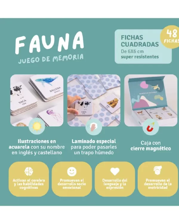 Producto - Fauna Juego de memoria - 4