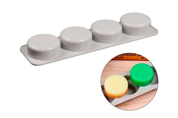 Producto - Molde de 4 jabones redondos