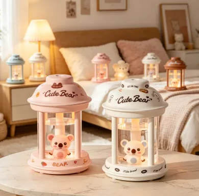 Producto - Humidificador osito con luz cálida K43
