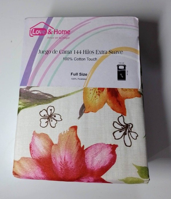 Producto - Juego de Sábanas "PRIMAVERA" 2 1/2 Plazas Love and Homme