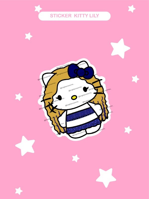 Producto - Sticker Kitty Lily (K4OS)