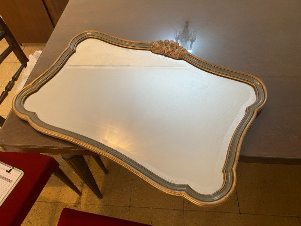 Producto - ESPEJO PROVENZAL BISELADO C/ MANCHA 74x51 #10324