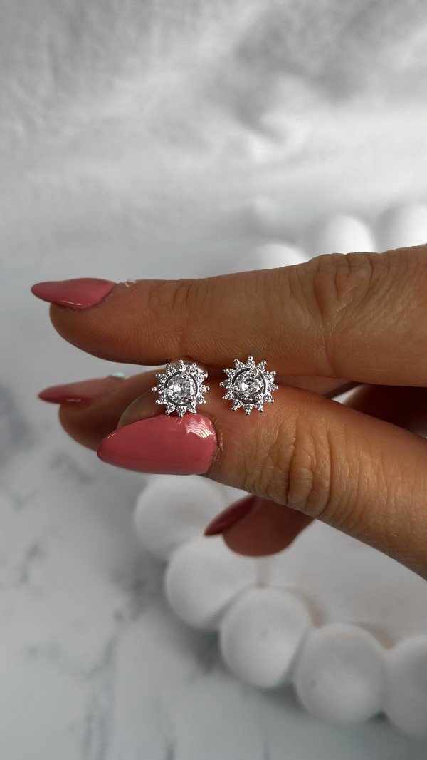 Producto - Aros circon (acero blanco)