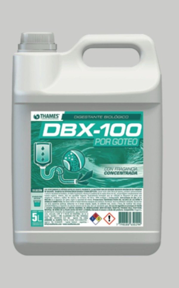 Producto - DBX-100 Digestante Odorizante Biologico x Goteo Thames  x5L