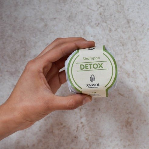 Producto - Shampoo Sólido Detox - 85 Gr - Anasol