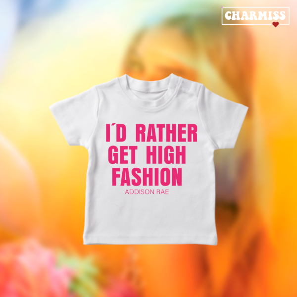 Producto - Baby Tee- id rather get high fashion - 0