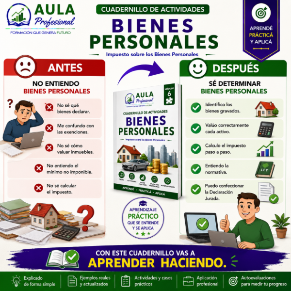 Producto - Cuadernillo de Actividades: Bienes Personales (Edición 2026) - PDF Imprimible - 5