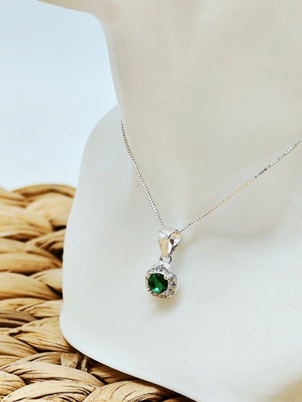 Producto - Dije Redondo Verona Verde