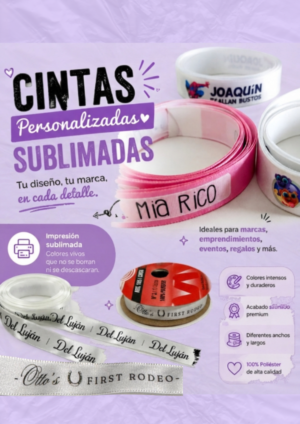 Producto - CINTAS SUBLIMADAS - 0