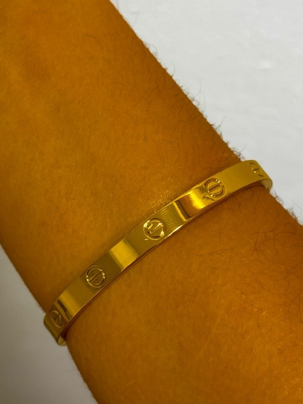 Producto - Esclava circles dorada