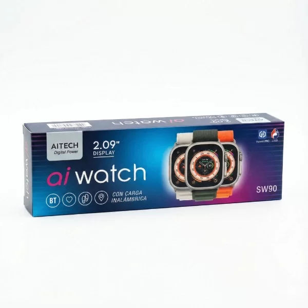Producto - SmartWatch SW90 Aitech Carga inalambrica