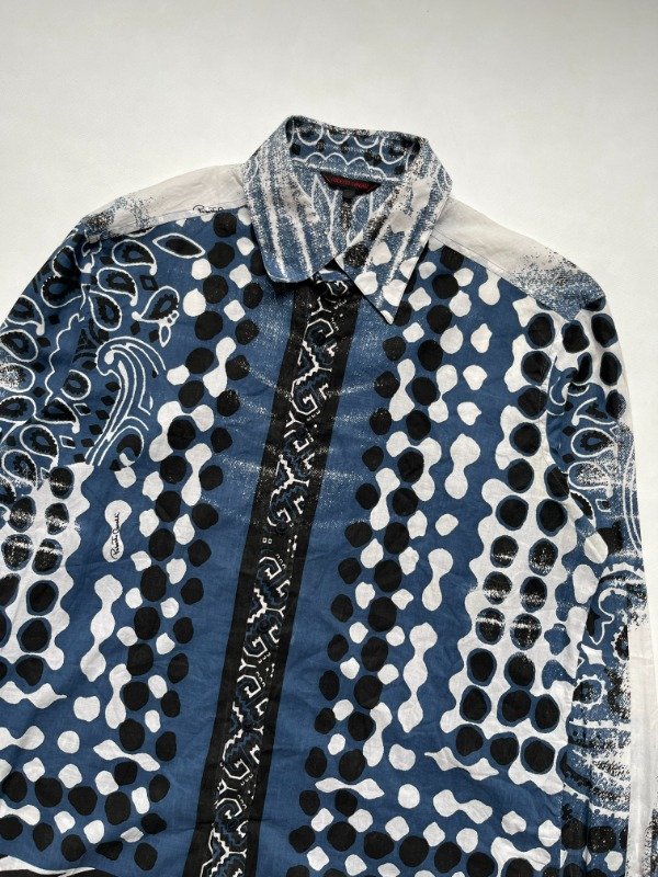Producto - Roberto Cavalli Camisa All-Over Bandana Polka Dot Print - 7