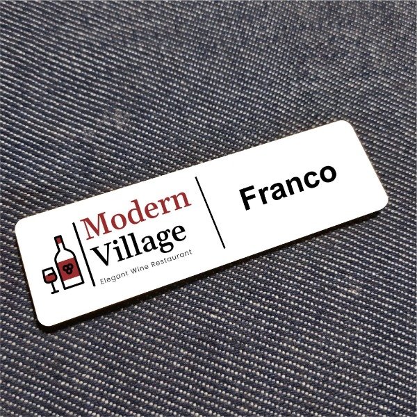 Producto - Identificadores Gafetes en Madera o Fibroplus