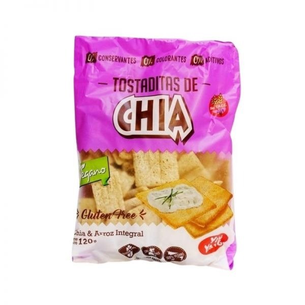 Producto - TOSTADITAS CHIA YIN YANG x 120 gr