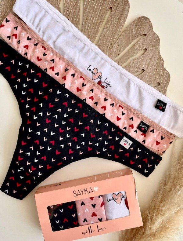 Producto - PACK X3 Colaless Alg/lycra Estamp MAX SAYKA - COD 4529